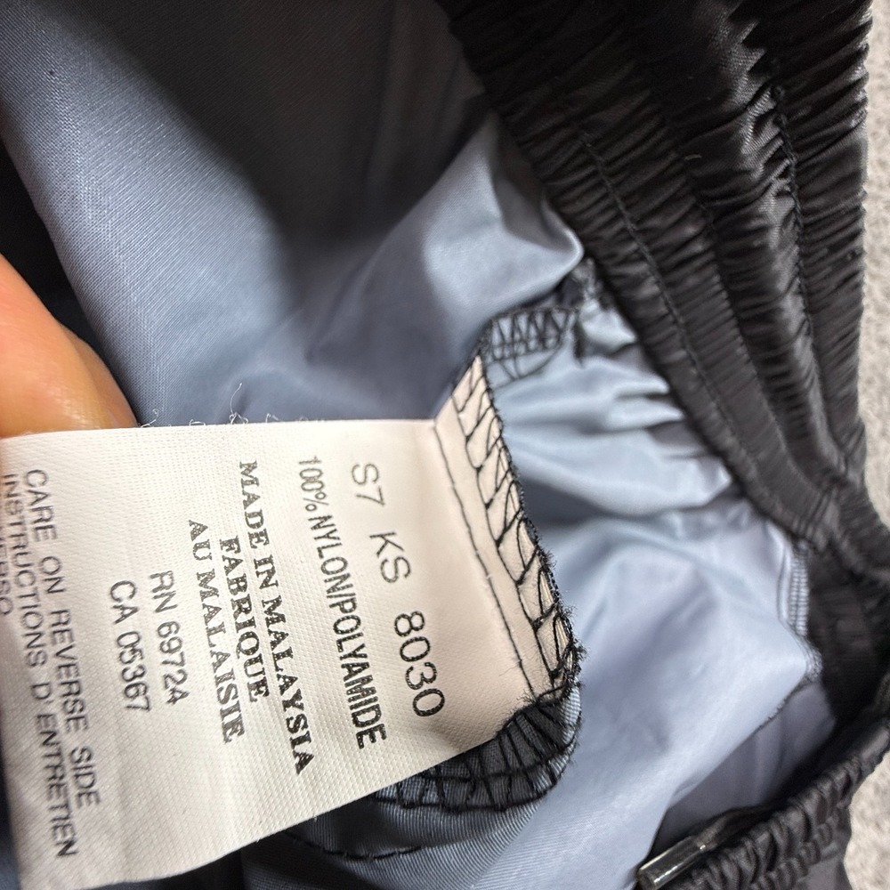 Columbia Waterproof Packable Rain Pants Mens XXL Nylon Shell Black Elastic Waist - Picture 3 of 9